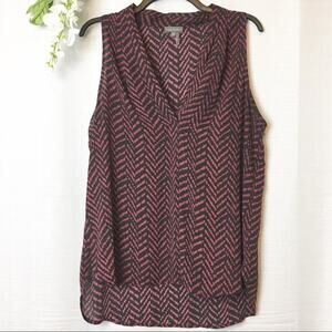 Vince Camuto Medium Chiffon Sleeveless Blouse